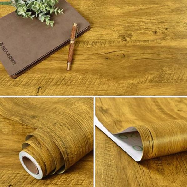 Pack of 2 – Wooden Vinyl Sticker