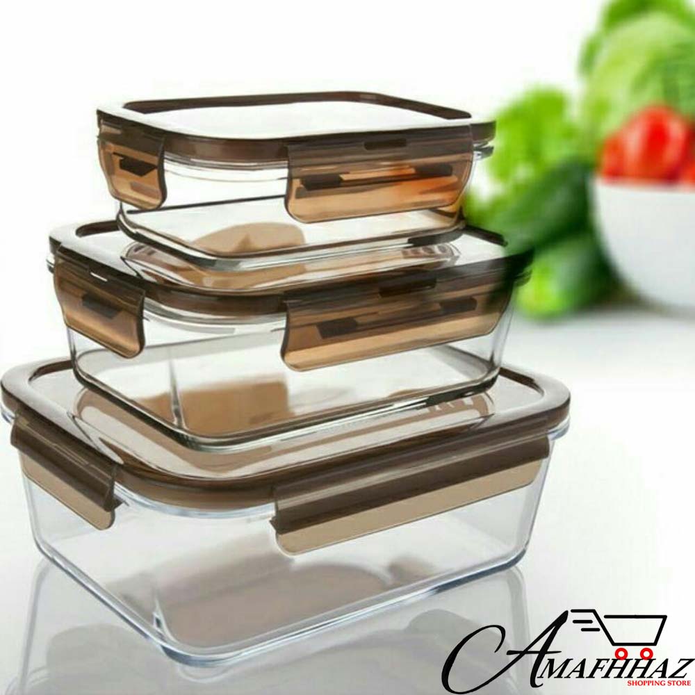 Limon 3 Pieces Glass Bowl Set