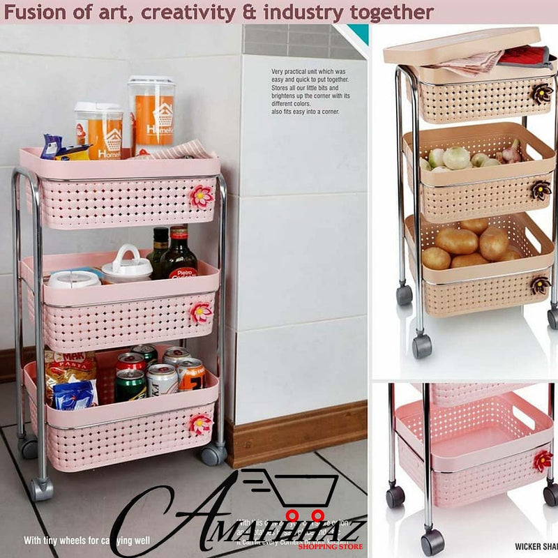 3 layer fruits vegetable basket