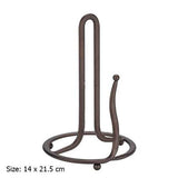 Iron Standing Tissue Roll Holder