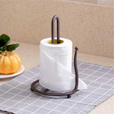 Iron Standing Tissue Roll Holder
