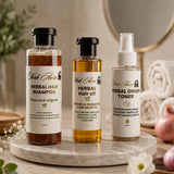 Herbal Hair Oil, Shampoo & Onion Toner