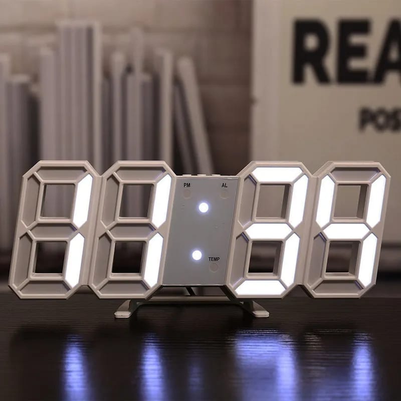 3D LED Digital Alarm Clock