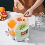 3 Tanks Cold Beverage Dispenser 5.2L