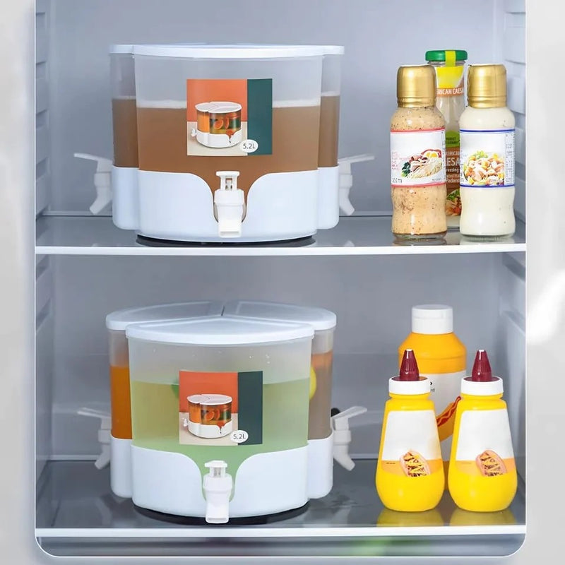 3 Tanks Cold Beverage Dispenser 5.2L