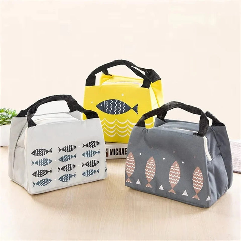Portable Cartoon Lunch Box Thermal Picnic Food Insulation Bag
