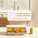 Beverage Dispenser Luxury Silver Bottom 5.3L.