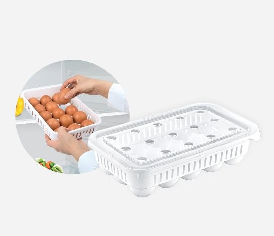 15 Grid Egg Tray with Lid