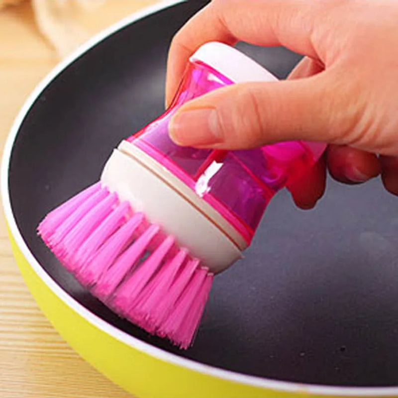 Liquid Soap Dishwasher Brush