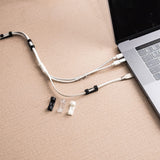 20 Pcs Transparent Wire Clip