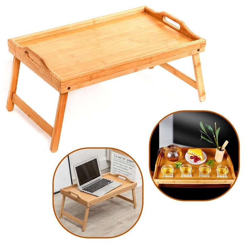 Bamboo Breakfast Bed Tray Table