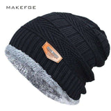 Winter Skull Cap And Neck Scarf Wool Warm
