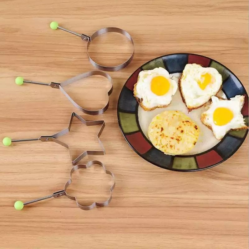 Egg Molds Stainless Steel 4 pcs Set for Kitchen