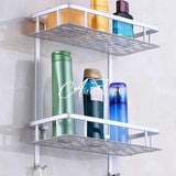 Aluminum 2 Layer Bathroom Shelf