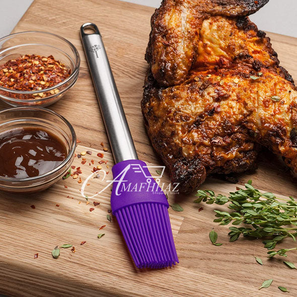 Basting Brush Steel Handle