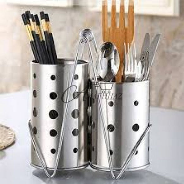 Chopstick & Cutlery Cylinder Stainless Steel Kitchen ware