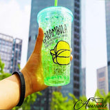 Glitter Double Freezer Ice Glass 