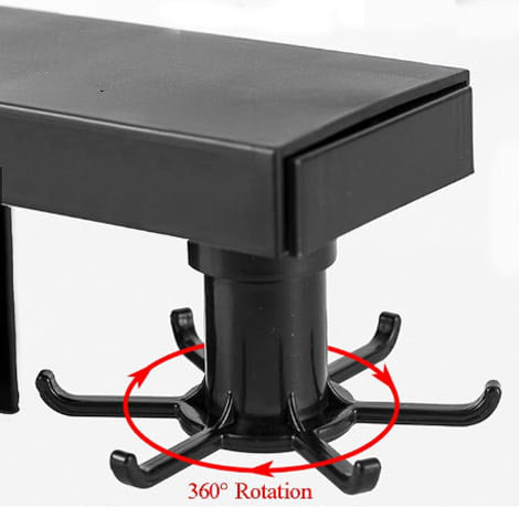 360 Rotating Extendable Wall Hook