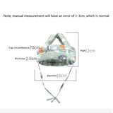 Baby toddler anti-collision cap Adjustable child safety soft helmet Head protection artifact