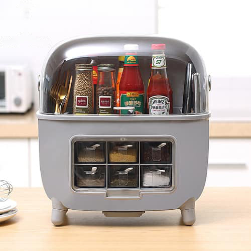 Kitchen Rack Condiment Storage Box