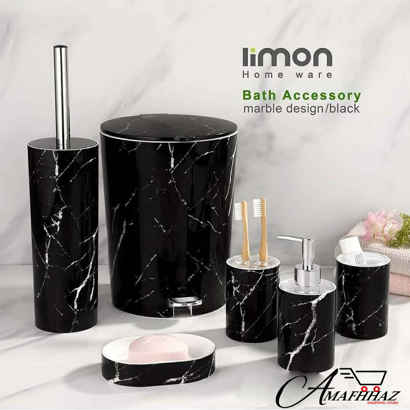 6pc Limon Bathroom Set