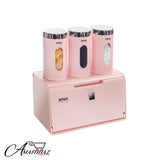 3pc Limon Bread Holder Jar Set