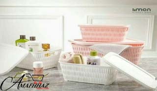 Limon Plastic baskets with cover