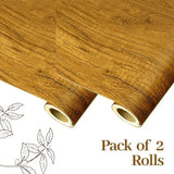 Pack of 2 – Wooden Vinyl Sticker