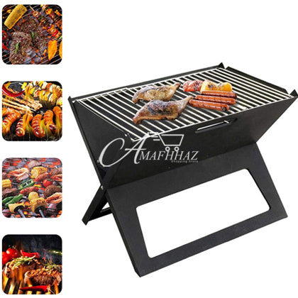 Portable BBQ Grill Folding Space Saver