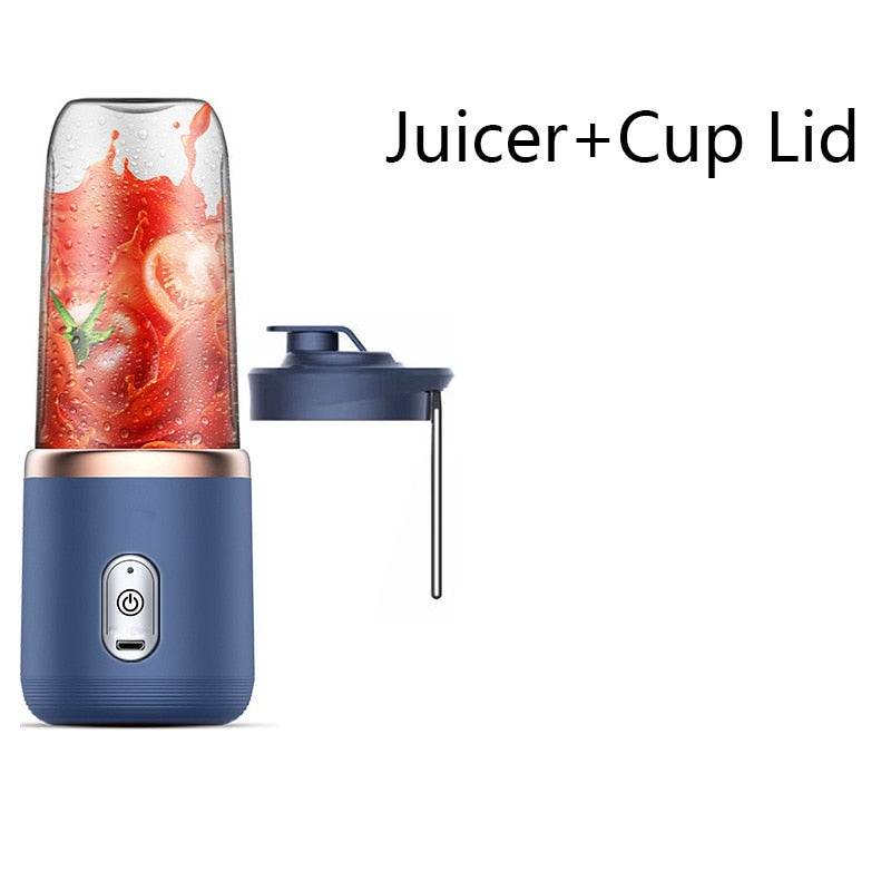 6 Blades Portable Juicer Small Electric Juicer