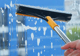 Floor Scrub Brush 2 In 1 Cleaning Brush Long Handle Detachable Wiper Magic Broom Brush Scraper Tile Kitchen Cleaning Tool