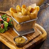Stainless Steel Fryer Serving