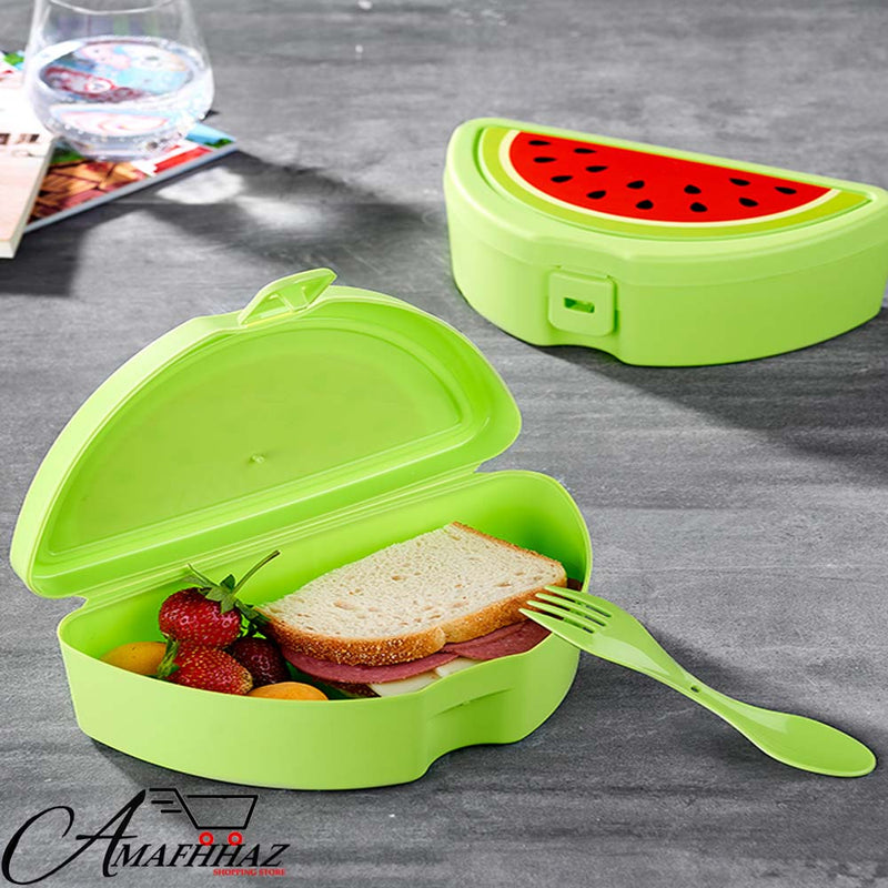 Vitamin Lunch Box Fruit shape with Fork