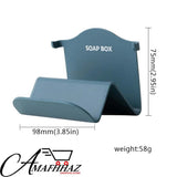 1 Pcs Wall-Mounted Plastic Soap Tray