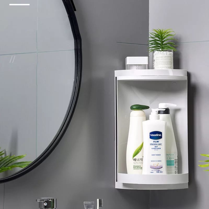 360 Bathroom Rotating Storage Rack