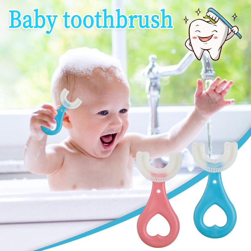 Silicone Baby Toothbrush U Shaped (PacK Of 2)