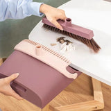 Broom and Dustpan Set for Home, 180 Degree Rotating Broom Set Indoor