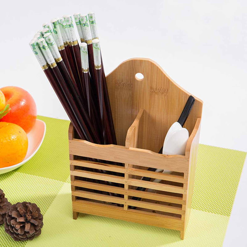 Wooden Cutlery Holder