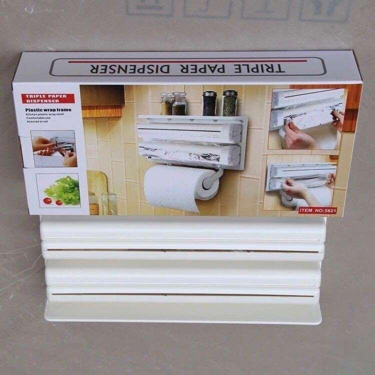 3 In 1 Kitchen Triple Paper Dispenser