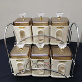 Limon 6 Pieces Acrylic Jars Set,