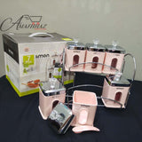 Limon 6 Pieces Acrylic Jars Set,