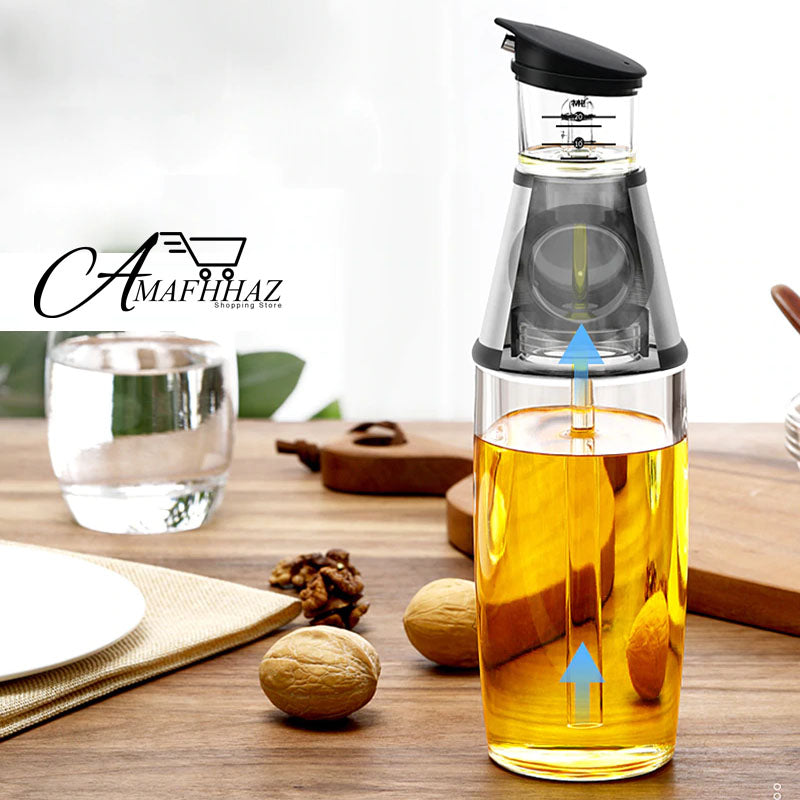 500 Ml Measurable Glass Oil Bottle