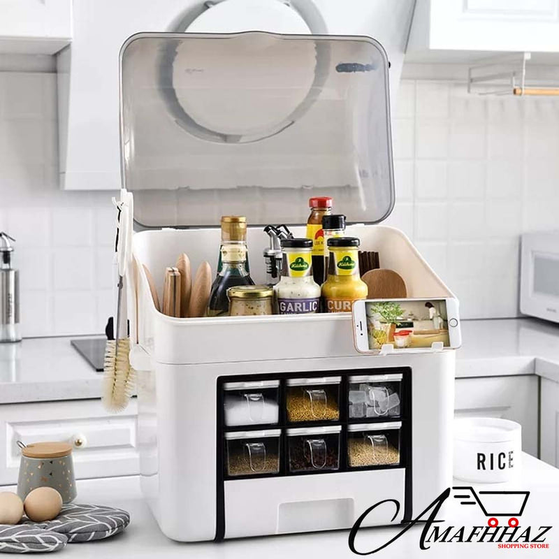 Spice Jar Storage Box